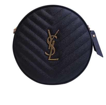 Vinyle Round Camera Bag, front view
